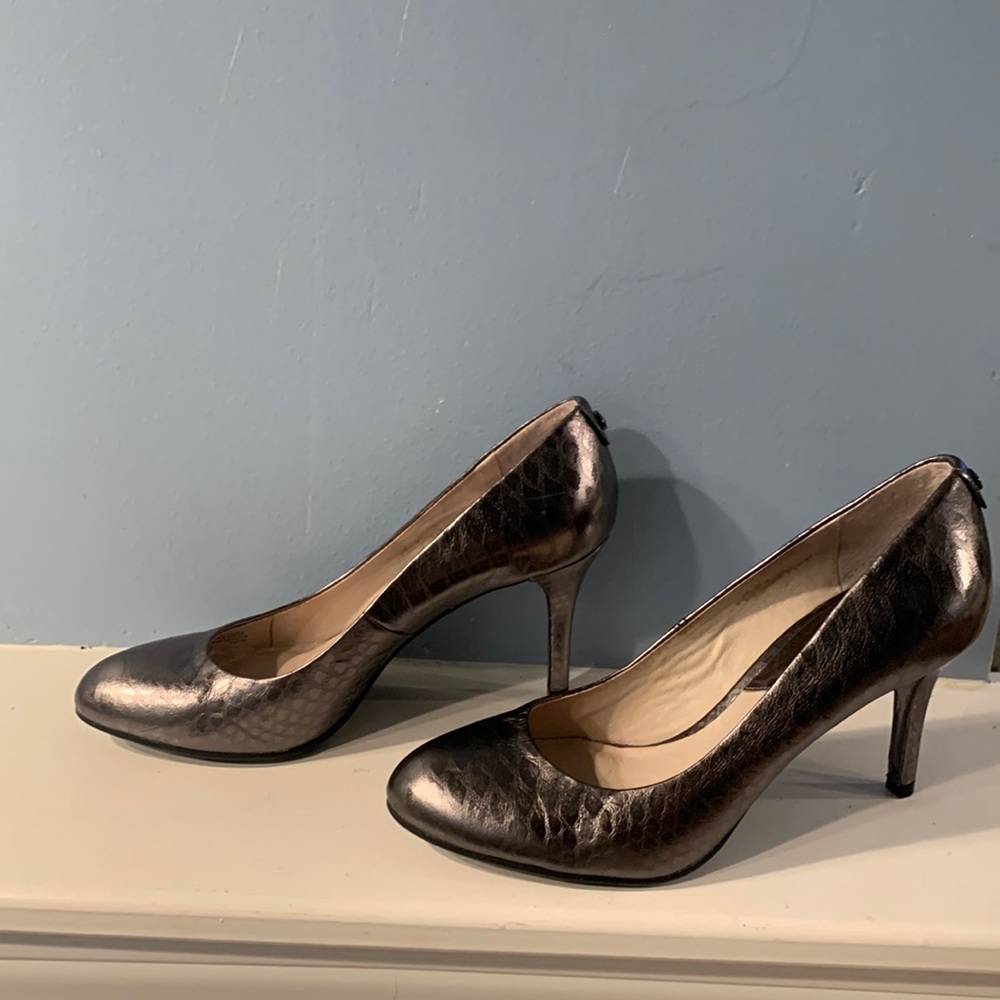 Pewter heels